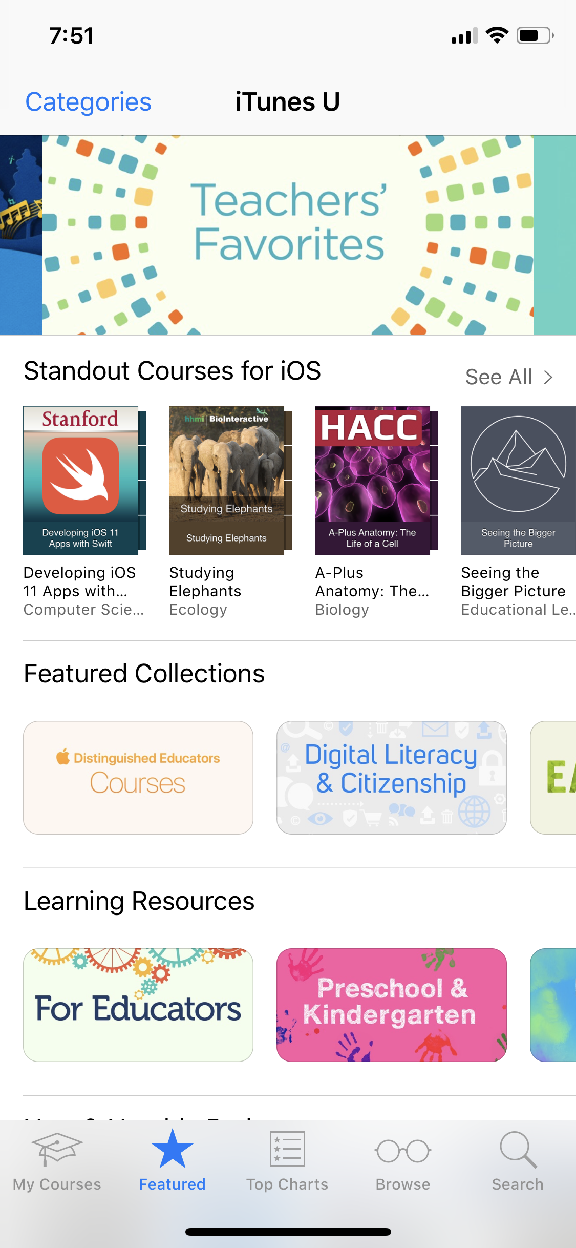 itunes U screenshot 4